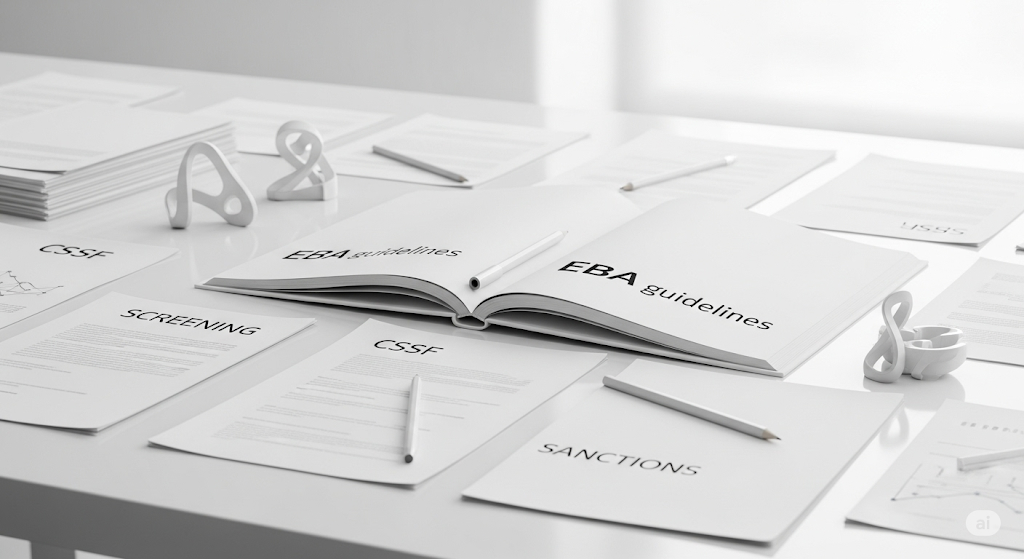 Circular CSSF 25/896 Mandates EBA Guidelines Related to Union and National Restrictive Measures (sanctions)